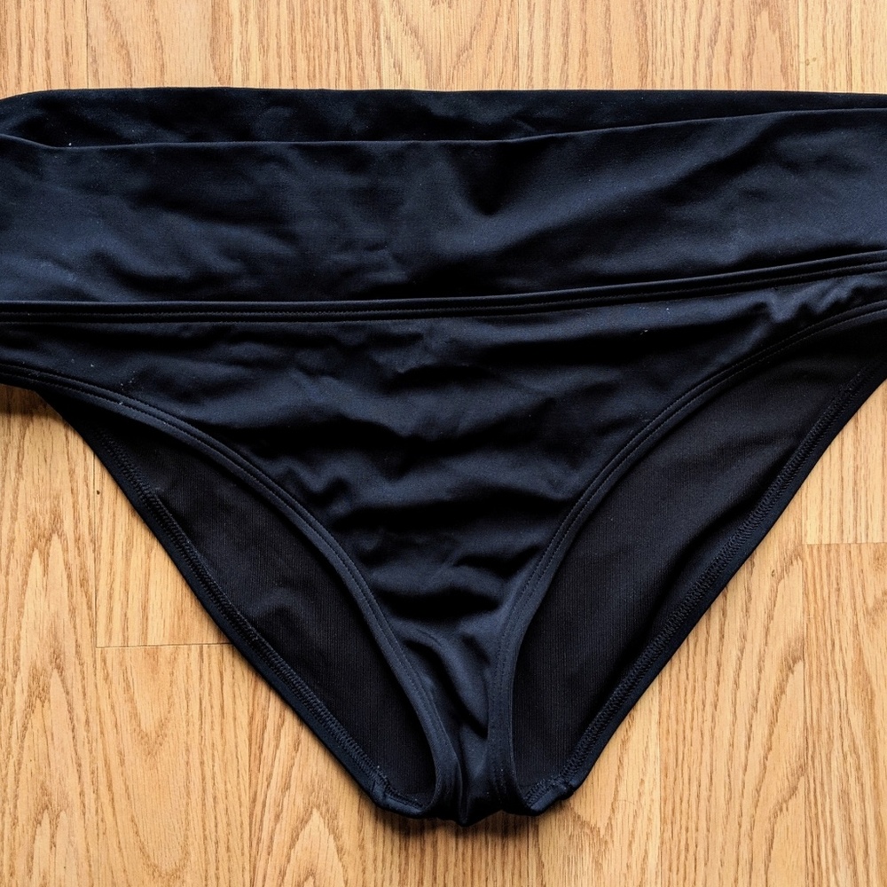 Victoria secret black bikini bottoms